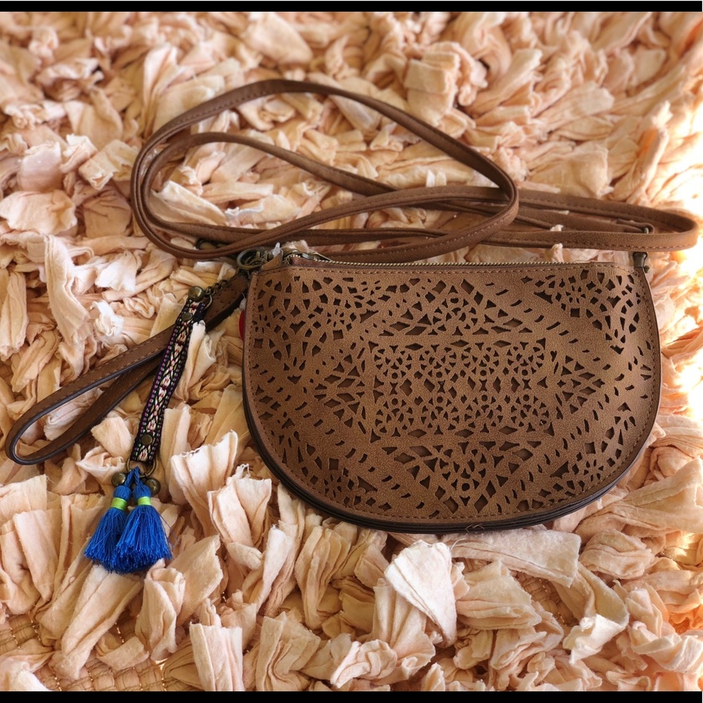 Tan Cross Body Bag